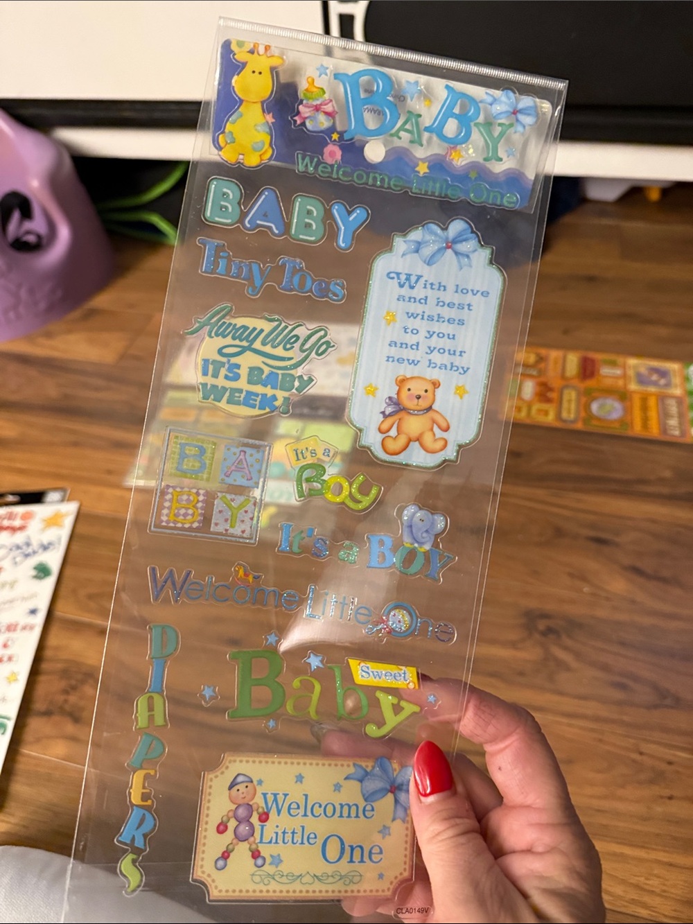 Y2K scrapbooking Baby & Kids Sticker Lot - Assorted Pastel and Bright Colors - Picture 10 of 16